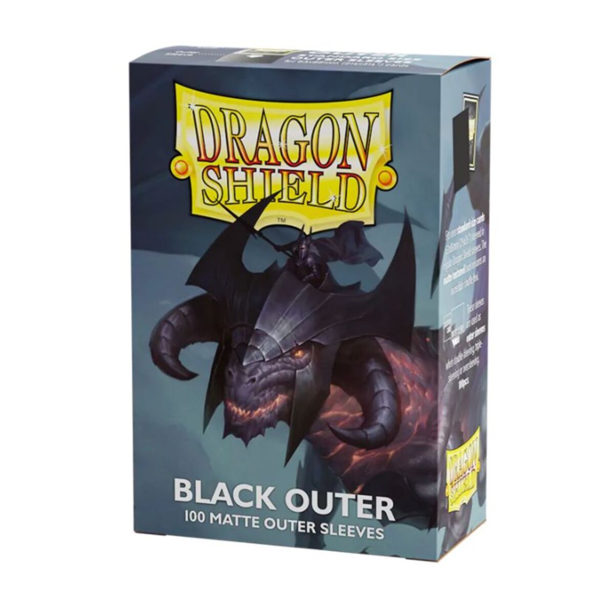 Dragon Shield: Outer Sleeves – Matte – Black