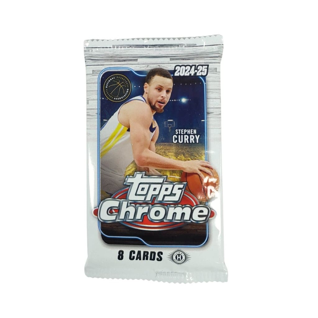 Topps Chrome 2024/25 Basketball Trading Cards Booster Pack