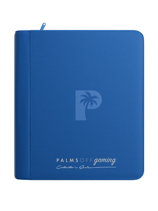 Collector's Series Top Loader Zip Binder - 4 Pocket - Blue