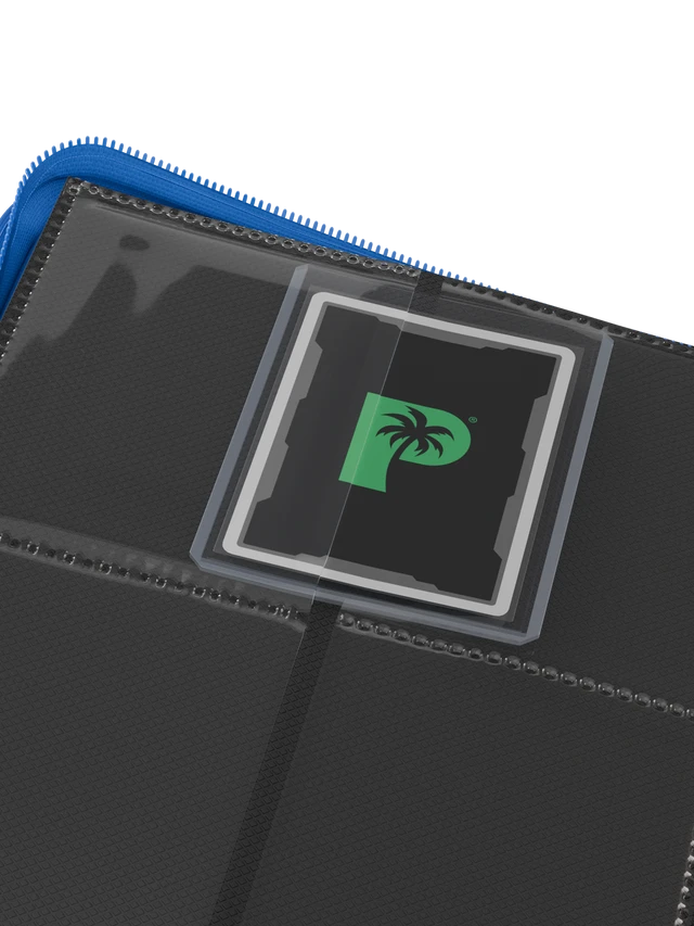 Collector's Series Top Loader Zip Binder - 4 Pocket - Blue