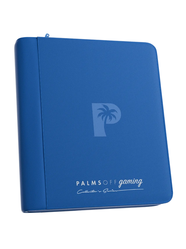Collector's Series Top Loader Zip Binder - 4 Pocket - Blue