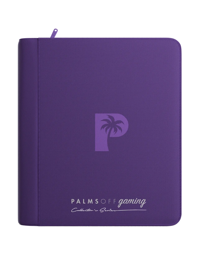 Collector's Series Top Loader Zip Binder - 4 Pocket - Purple