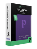 Collector's Series Top Loader Zip Binder - 4 Pocket - Purple