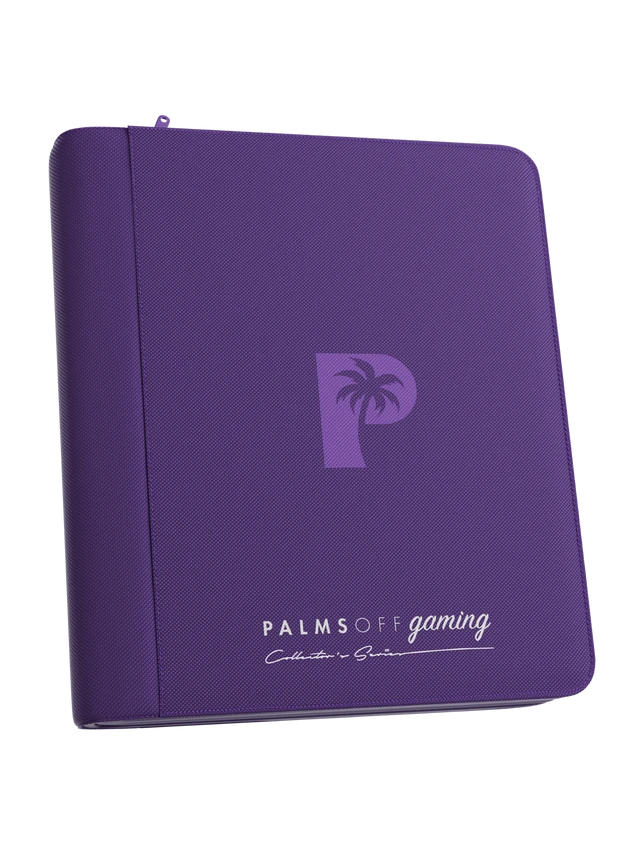 Collector's Series Top Loader Zip Binder - 4 Pocket - Purple