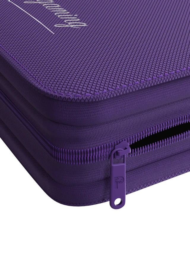 Collector's Series Top Loader Zip Binder - 4 Pocket - Purple