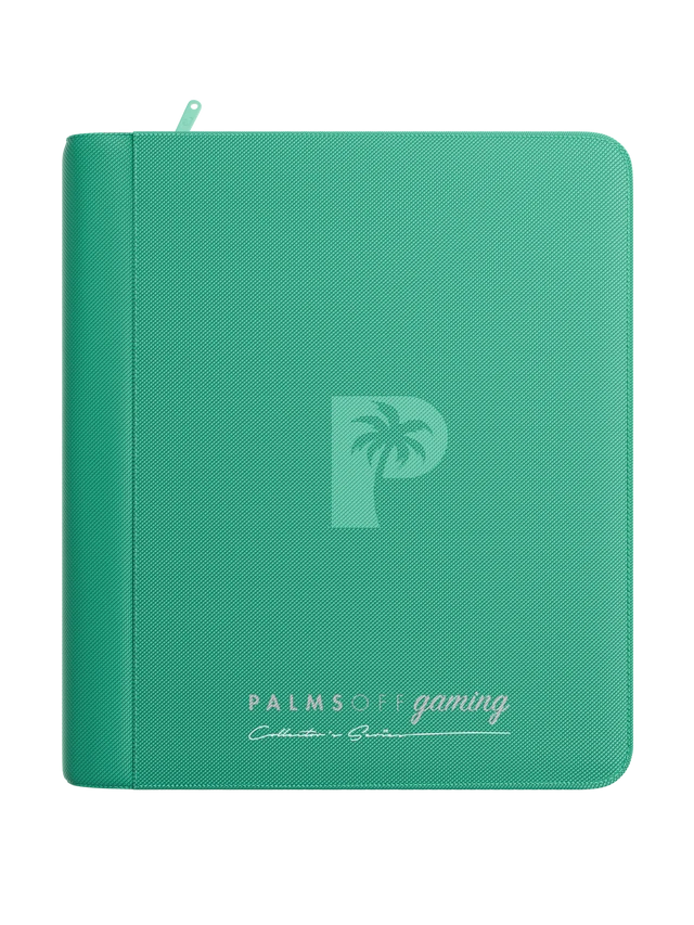 Collector's Series Top Loader Zip Binder - 4 Pocket - Turquoise