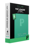 Collector's Series Top Loader Zip Binder - 4 Pocket - Turquoise
