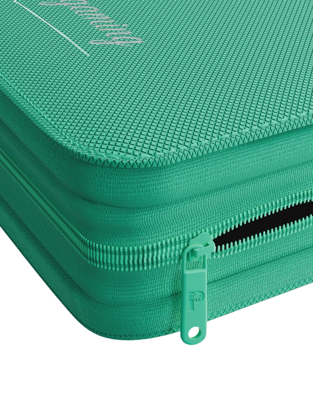 Collector's Series Top Loader Zip Binder - 4 Pocket - Turquoise