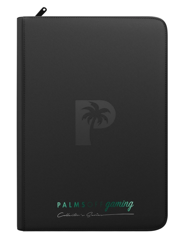 Collector's Series Top Loader Zip Binder - 9 Pocket - Black