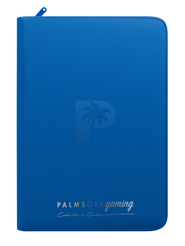 Collector's Series Top Loader Zip Binder - 9 Pocket - Blue