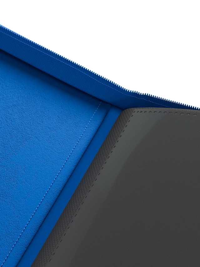 Collector's Series Top Loader Zip Binder - 9 Pocket - Blue