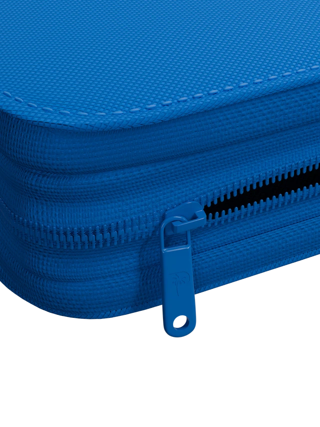 Collector's Series Top Loader Zip Binder - 9 Pocket - Blue