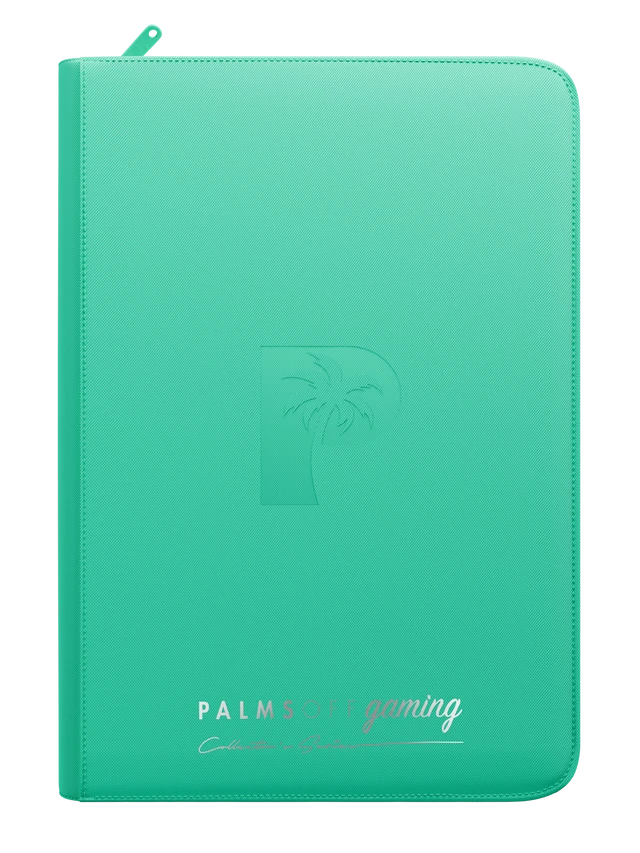 Collector's Series Top Loader Zip Binder - 9 Pocket - Turquoise