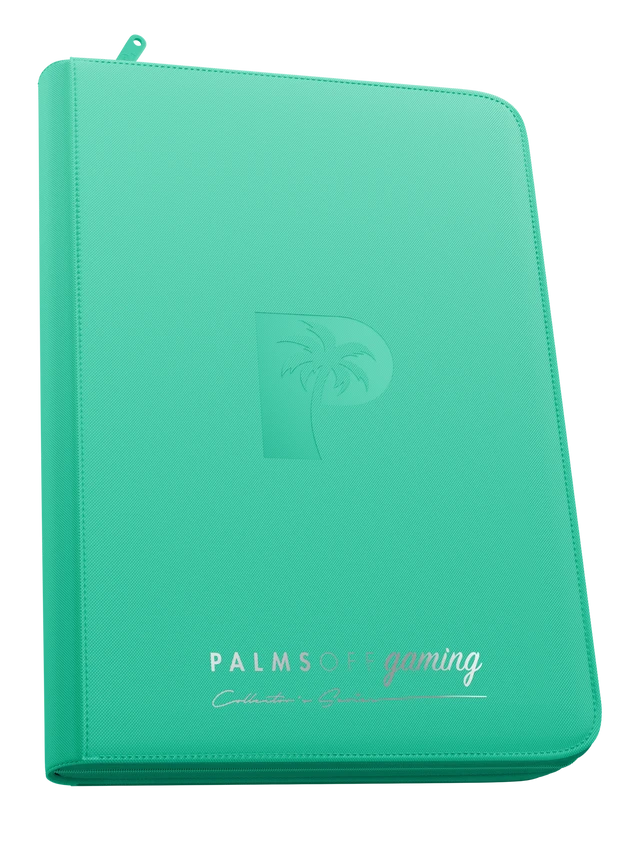 Collector's Series Top Loader Zip Binder - 9 Pocket - Turquoise