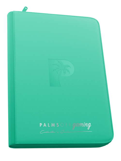 Collector's Series Top Loader Zip Binder - 9 Pocket - Turquoise