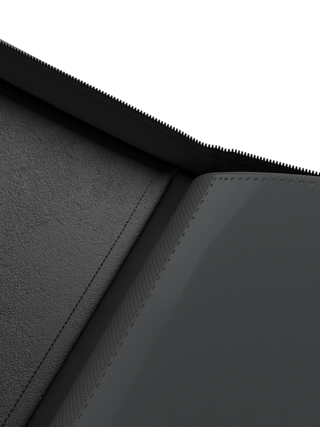 Collector's Series 4 Pocket Zip Binder - Black