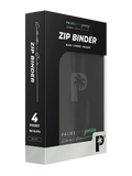 Collector's Series 4 Pocket Zip Binder - Black