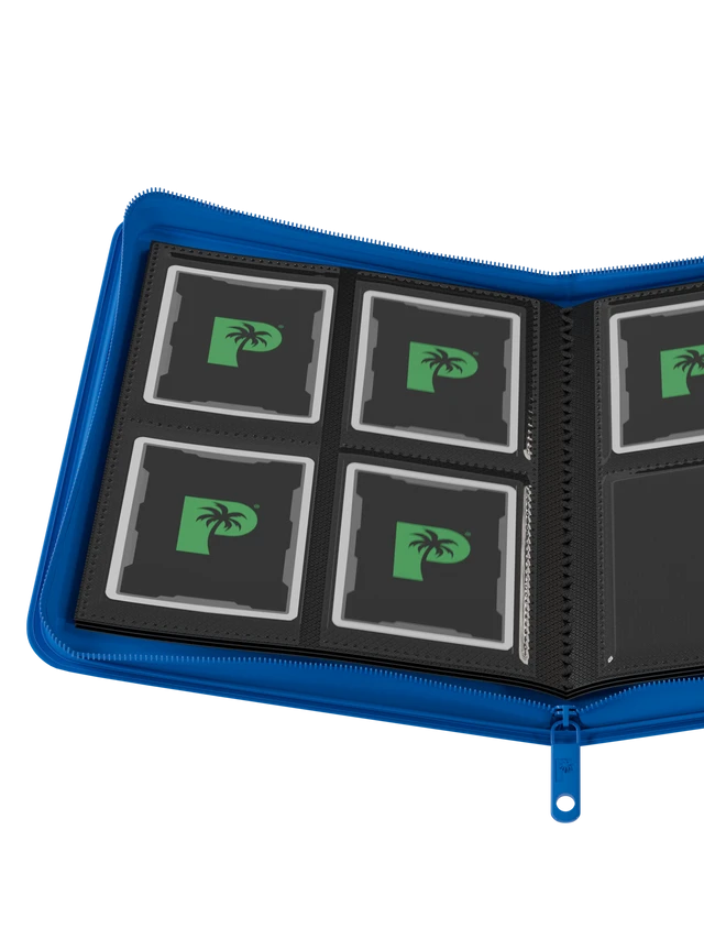 Collector's Series 4 Pocket Zip Binder - Blue