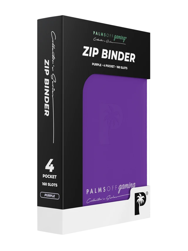 Collector's Series 4 Pocket Zip Binder - Purple