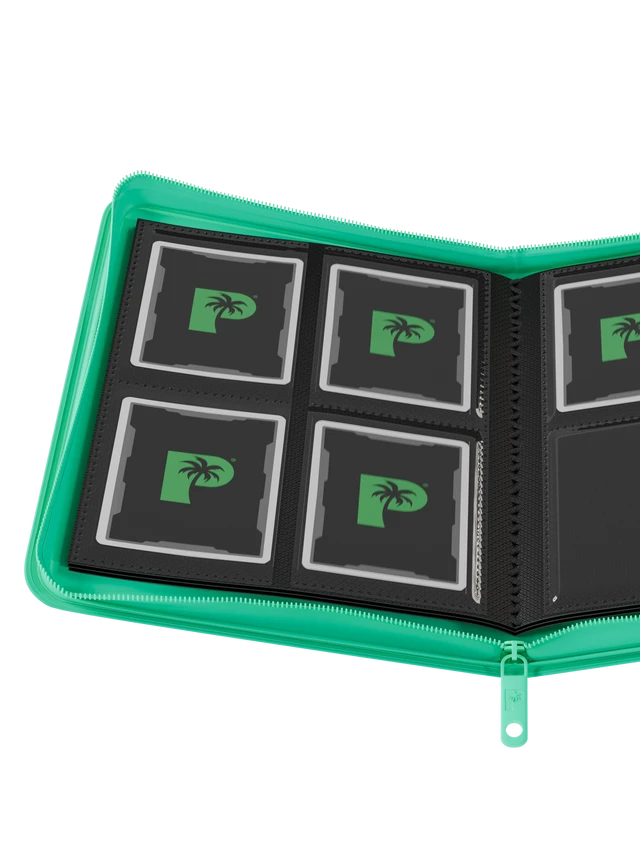 Collector's Series 4 Pocket Zip Binder - Turquoise