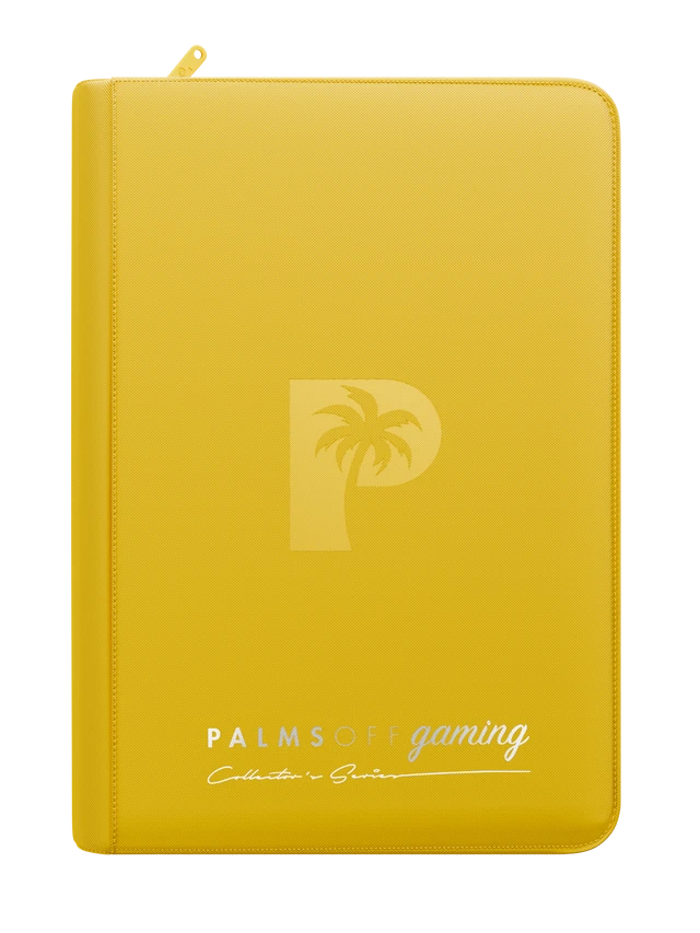Collector's Series 4 Pocket Zip Binder - Yellow