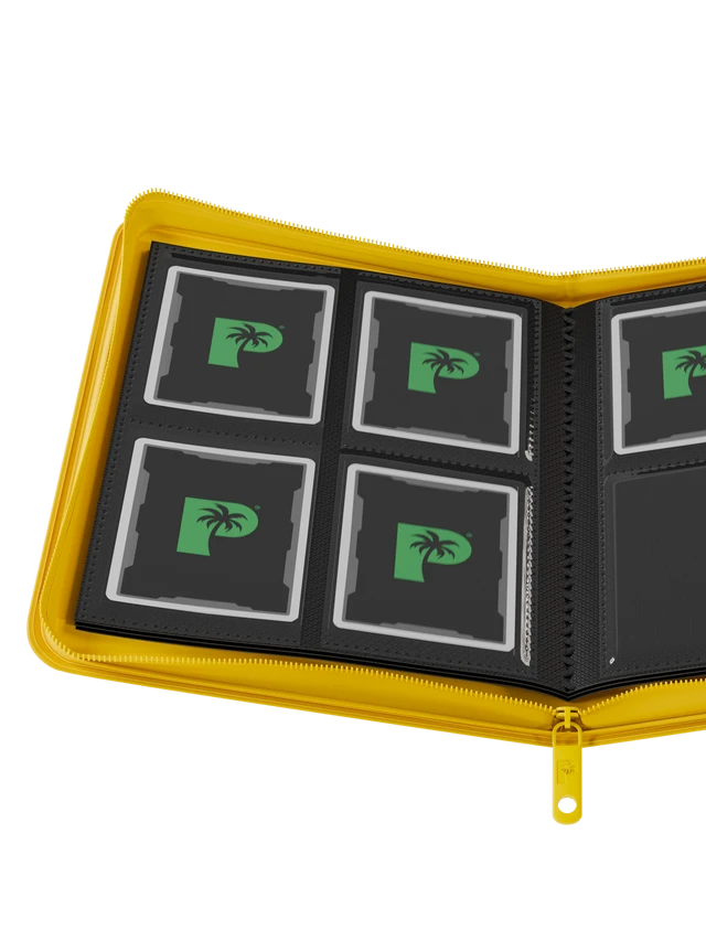 Collector's Series 4 Pocket Zip Binder - Yellow