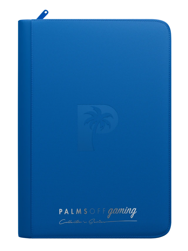 Collector's Series 9 Pocket Zip Binder - Blue