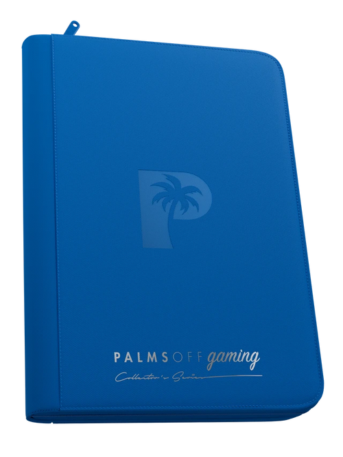 Collector's Series 9 Pocket Zip Binder - Blue
