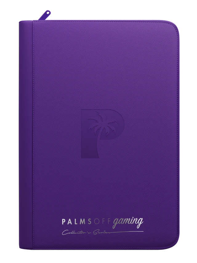 Collector's Series 9 Pocket Zip Binder - Purple