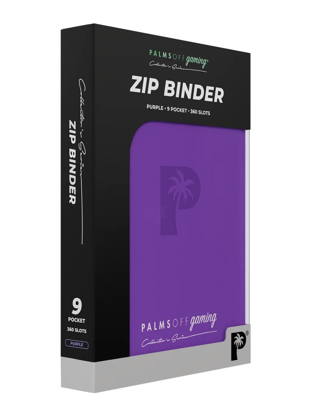 Collector's Series 9 Pocket Zip Binder - Purple