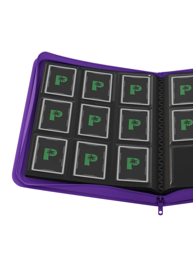 Collector's Series 9 Pocket Zip Binder - Purple