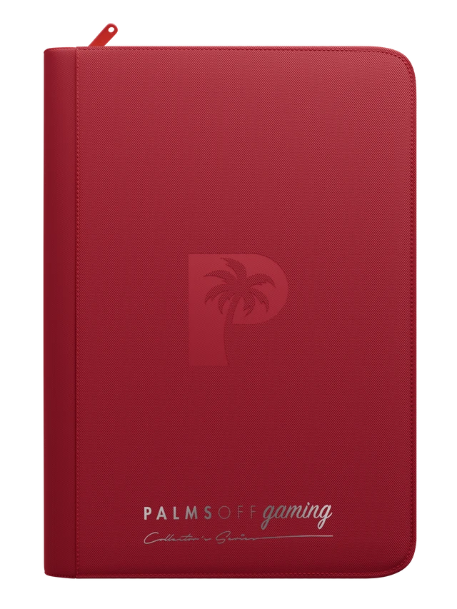 Collector's Series 9 Pocket Zip Binder - Red