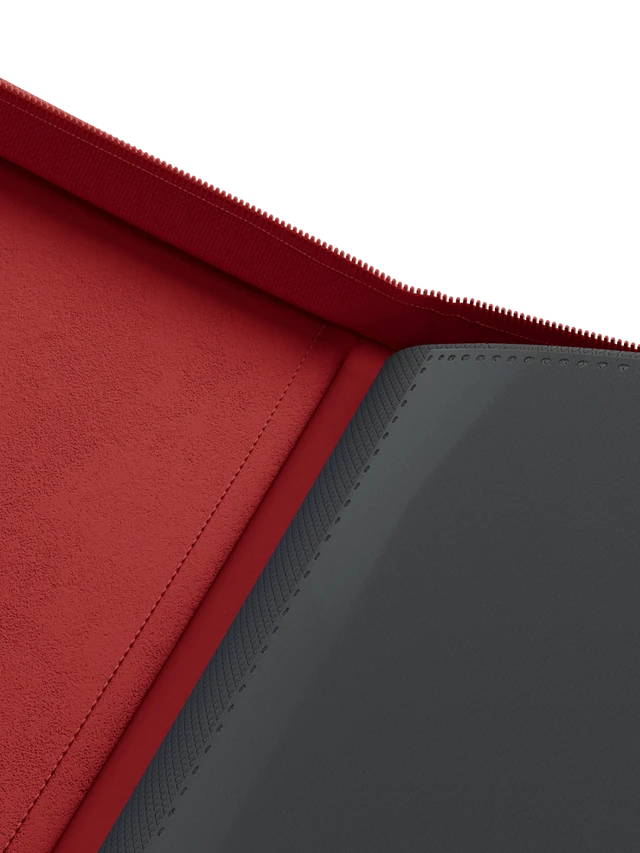 Collector's Series 9 Pocket Zip Binder - Red