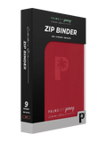 Collector's Series 9 Pocket Zip Binder - Red