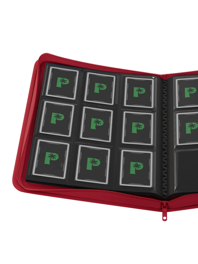 Collector's Series 9 Pocket Zip Binder - Red