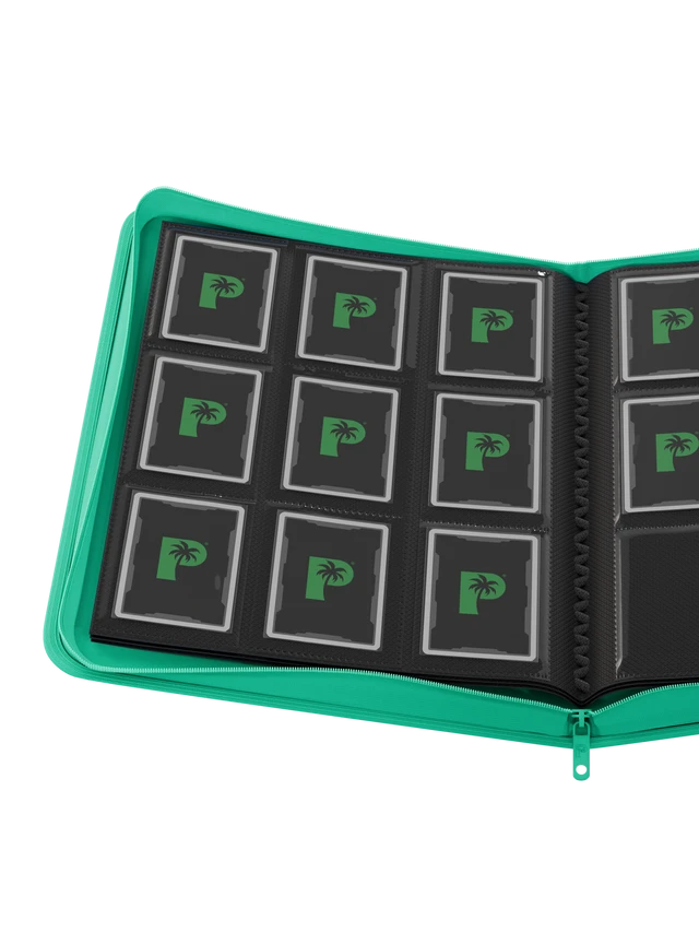 Collector's Series 9 Pocket Zip Binder - Turquoise