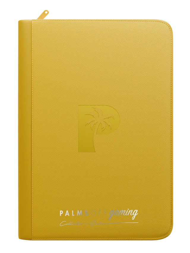 Collector's Series 9 Pocket Zip Binder - Yellow