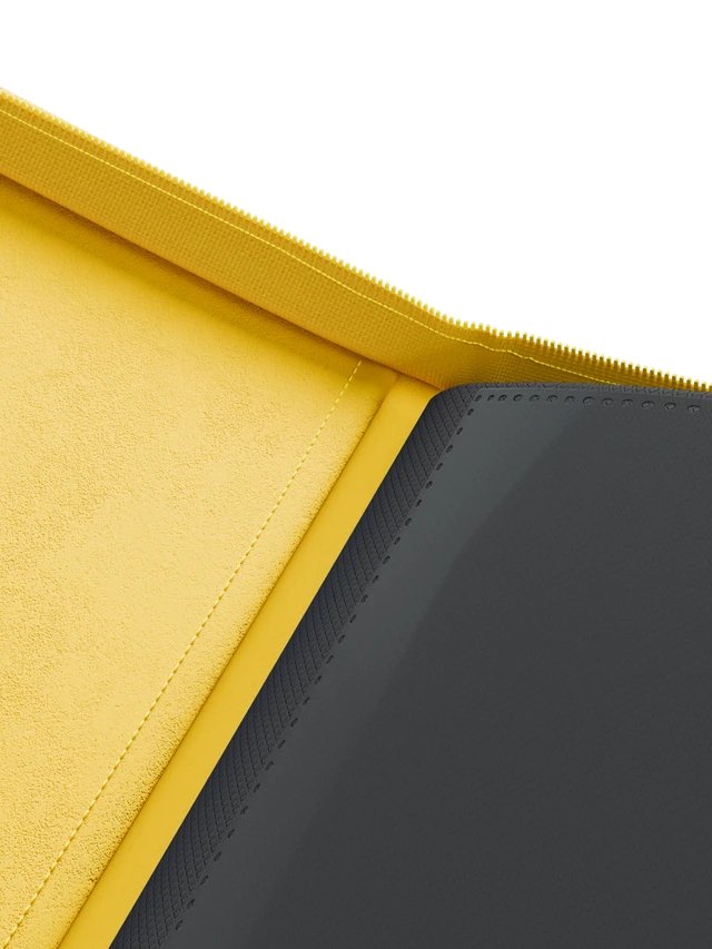 Collector's Series 9 Pocket Zip Binder - Yellow