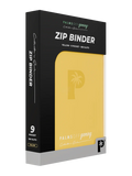 Collector's Series 9 Pocket Zip Binder - Yellow