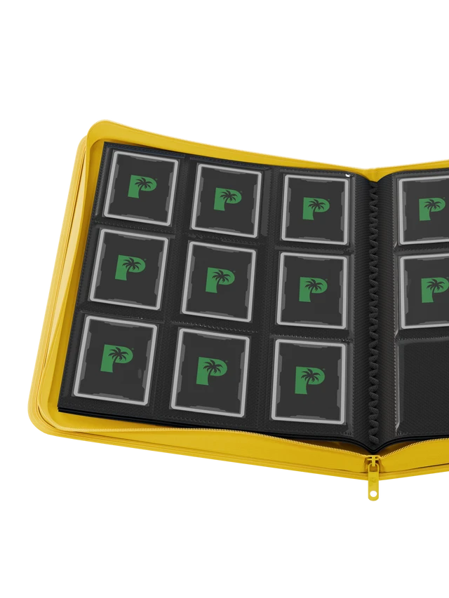 Collector's Series 9 Pocket Zip Binder - Yellow