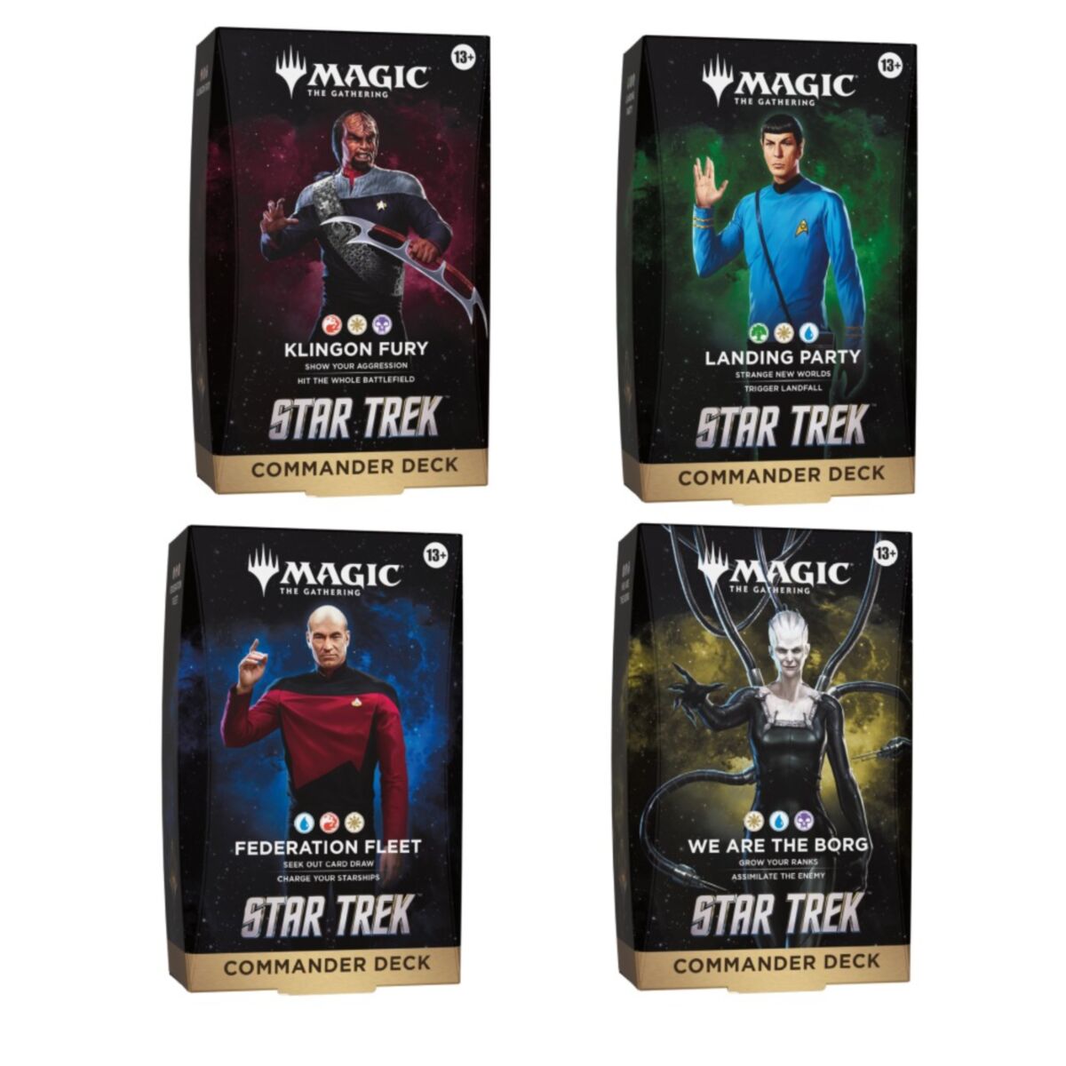 MTG Star Trek - Commander Deck (Assorted see instore for availability)